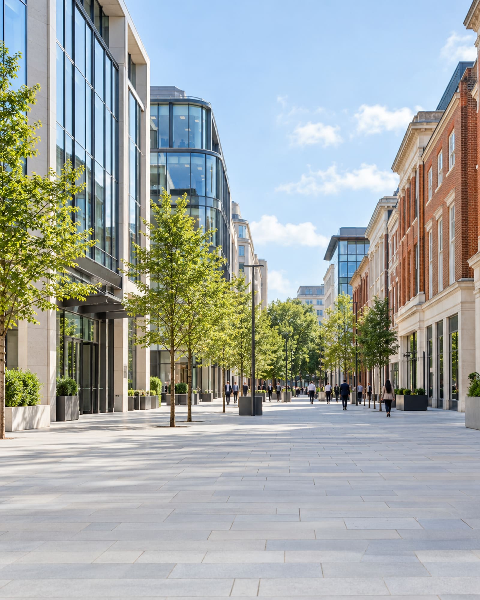A Hampshire town centre or business park